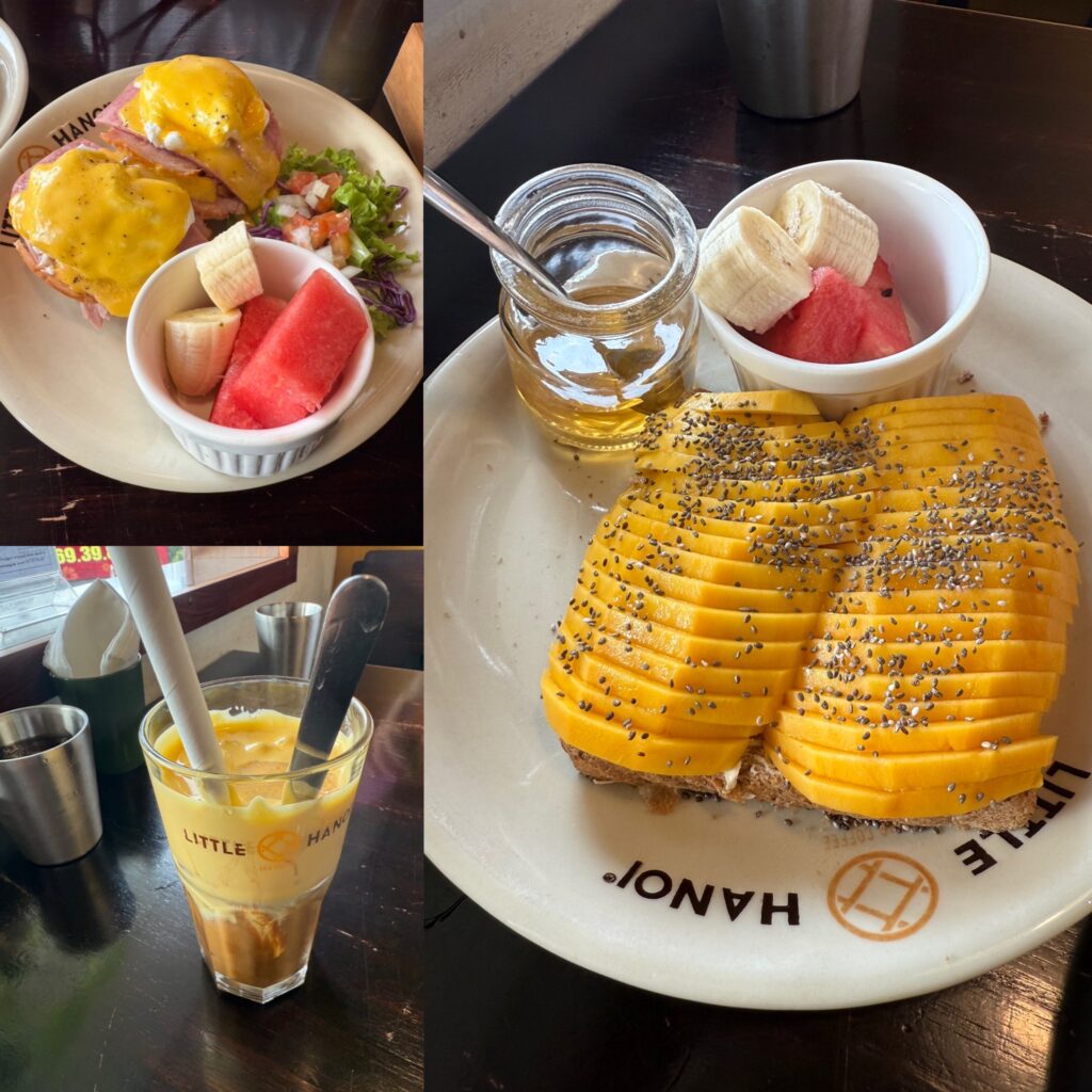 little Hanoi マンゴートースト エッグコーヒー